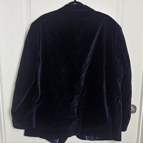Linea Uomo Men's Velvet Blazer Size 48 Suit Jacket Coat - Picture 7 of 13